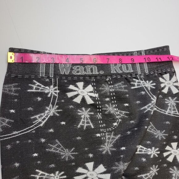 Black and White Stretchy Leggings Size Small - Picture 5 of 9